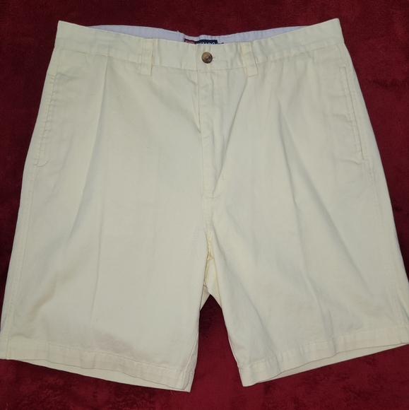 Chaps Other - Chaps Yellow Flat Front Shorts for Smart Casual